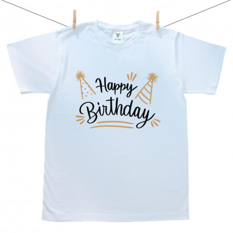 Maglietta da uomo Happy birthday Maglietta da uomo Happy birthday