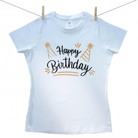 Maglietta da donna Happy birthday Maglietta da donna Happy birthday