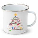 Tazza smaltata Buon Natale