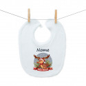 Bavaglino Buon Natale Con renna e nome del bambino