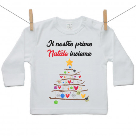 Maglietta Il nostro primo Natale insieme