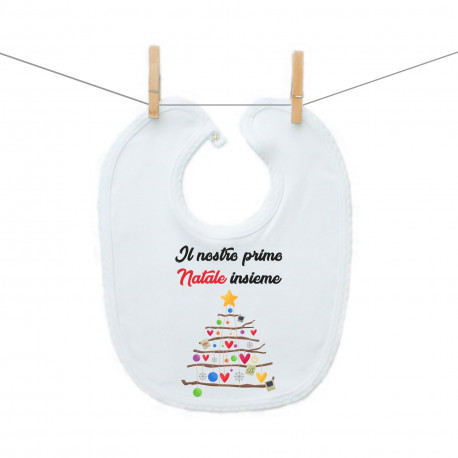 Bavaglino Il nostro primo Natale insieme