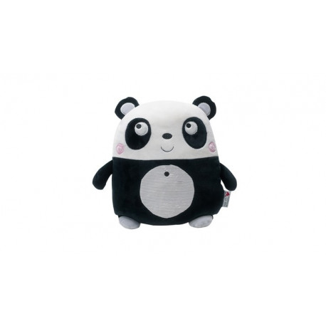 Peluche/Cuscino Panda 32 cm, Bianco e Nero
