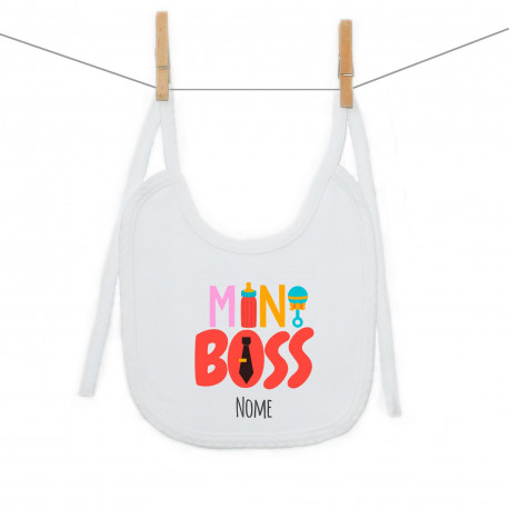 Bavaglino Mini boss con il nome