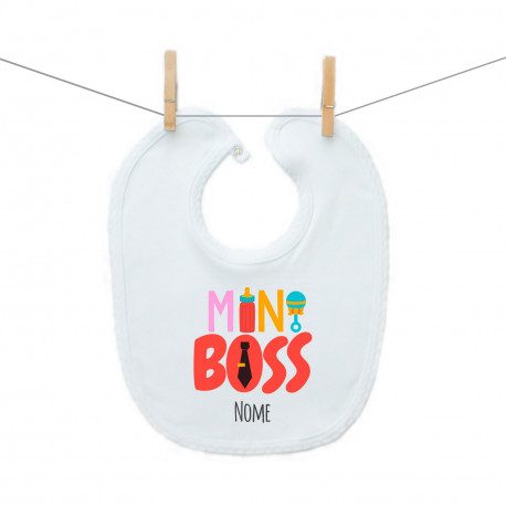 Bavaglino Mini boss con il nome