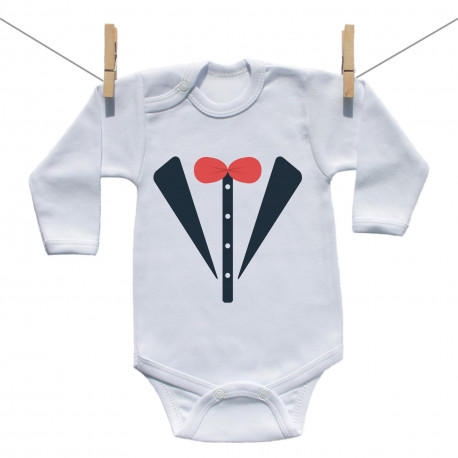 Body a maniche lunghe finto completo