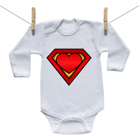 Body a maniche lunghe Super bambino/a