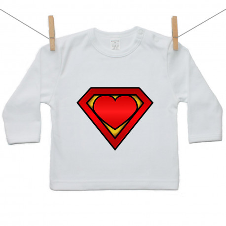 Maglietta a maniche lunghe Super bambino/a