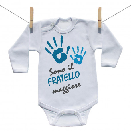 Body a maniche lunghe Io sono il fratello maggiore