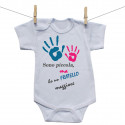 Body a maniche corte Ho un fratello più grande - bambina
