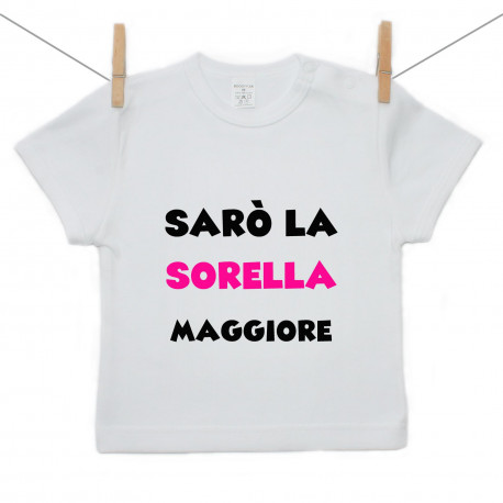 Maglietta a maniche corte Sarò una sorella maggiore