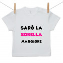 Maglietta a maniche corte Sarò una sorella maggiore