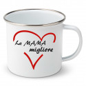 Tazza smaltata La mamma migliore