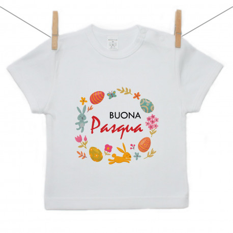 Maglietta a maniche corte Buona Pasqua