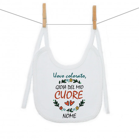 Bavaglino Uovo colorato, gioia del mio cuore