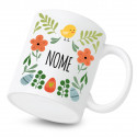 Tazza in ceramica Primavera con nome