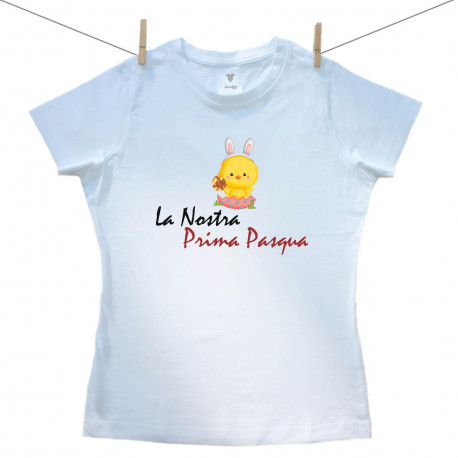 Maglietta da donna La Nostra Prima Pasqua per la Mamma