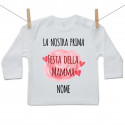 Maglietta a maniche lunghe La nostra prima Festa della Mamma