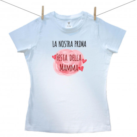 Maglietta da donna La nostra prima Festa della Mamma Maglietta da donna La nostra prima Festa della Mamma