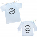 Set famiglia (maglietta a maniche lunghe) Biker e Piccolo Biker