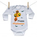Body a maniche lunghe Happy Halloween