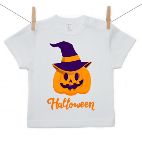 Maglietta a maniche corte Zucca di Halloween