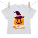 Maglietta a maniche corte Zucca di Halloween
