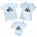 Set famiglia (body a maniche lunghe) Happy Halloween