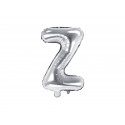 Palloncino Foil Lettera Z, 35cm, argento