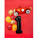 Palloncino Foil Numero 1, 86cm, nero