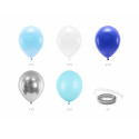 Ghirlanda di palloncini - blu, 200cm