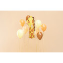 Palloncino Foil Numero 1 - Giraffa, 48x96 cm