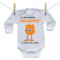 Body a maniche lunghe Il mio primo Halloween fantasmino