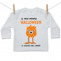 Maglietta a maniche lunghe Il mio primo Halloween fantasmino