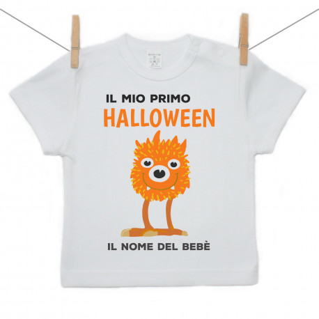 Maglietta a maniche corte Il mio primo Halloween fantasmino Maglietta a maniche corte Il mio primo Halloween fantasmino
