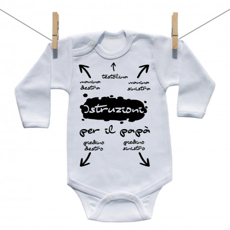 Body a maniche lunghe Istruzioni per il papà