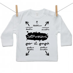 Maglietta a maniche lunghe Istruzioni per il papà