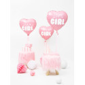 Palloncino Foil Cuore - It's a girl, 45cm, rosa chiaro