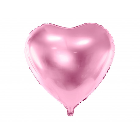 Palloncino Foil Cuore, 45cm, rosa chiaro Palloncino Foil Cuore, 45cm, rosa chiaro