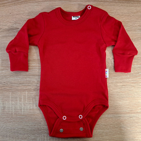 Body evolutivo rosso a manica lunga