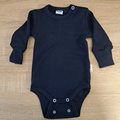 Body evolutivo blu scuro a manica lunga