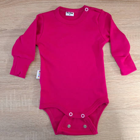 Body evolutivo ciclamino a manica lunga