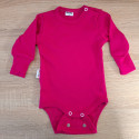 Body evolutivo ciclamino a manica lunga