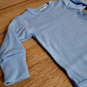 Body evolutivo azzurro a manica lunga