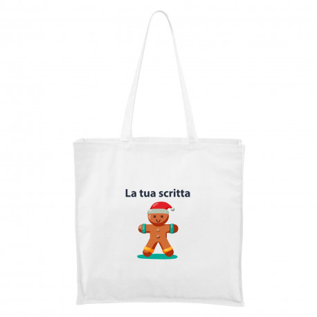Maxi borsa San Nicola con scritta personalizzata Maxi borsa San Nicola con scritta personalizzata