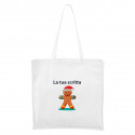 Maxi borsa San Nicola con scritta personalizzata