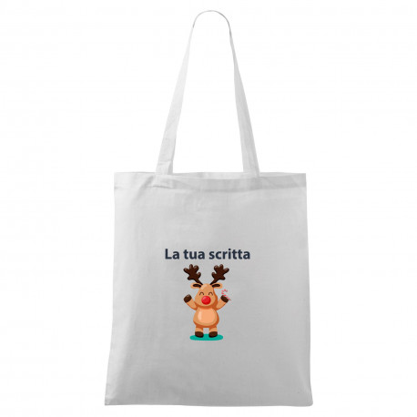Borsa Natale con scritta personalizzata