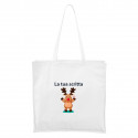 Maxi borsa Natale con scritta personalizzata