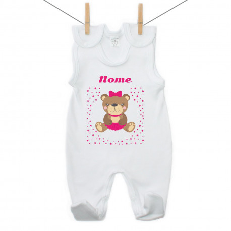 Tutina con orsacchiotto per bimba