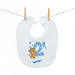 Bavaglino Ho 2 anni con orsacchiotto per bimbo